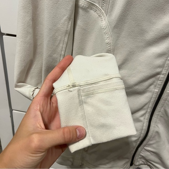 Lululemon White Zip Up Jacket - Picture 7 of 14
